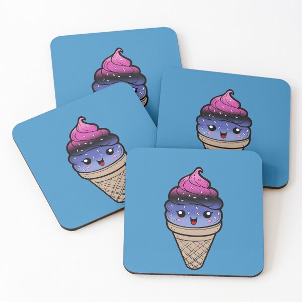Item preview, Sweet Omnisexual Pride Flag Ice Cream, Subtle Omni Kawaii Ice Cream Cone Design designed and sold by Travelslightly.