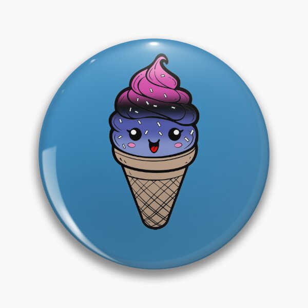 Item preview, Sweet Omnisexual Pride Flag Ice Cream, Subtle Omni Kawaii Ice Cream Cone Design designed and sold by Travelslightly.