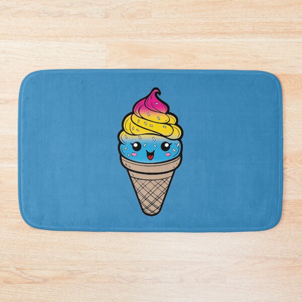 Item preview, Sweet Pansexual Pride Flag Ice Cream, Subtle Pansexual Kawaii Ice Cream Cone Design designed and sold by Travelslightly.