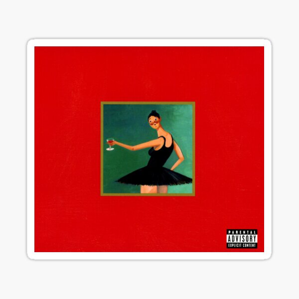 Aperçu de l'œuvre Mon beau fantasme sombre et tordu - Kanye West créée et vendue par mqaroon c..