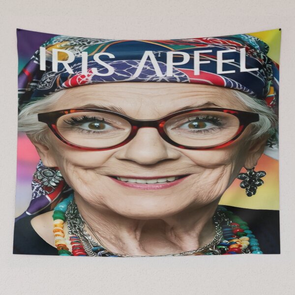 Item preview, Iris Apfel Fan Art designed and sold by Wishing-Wings.
