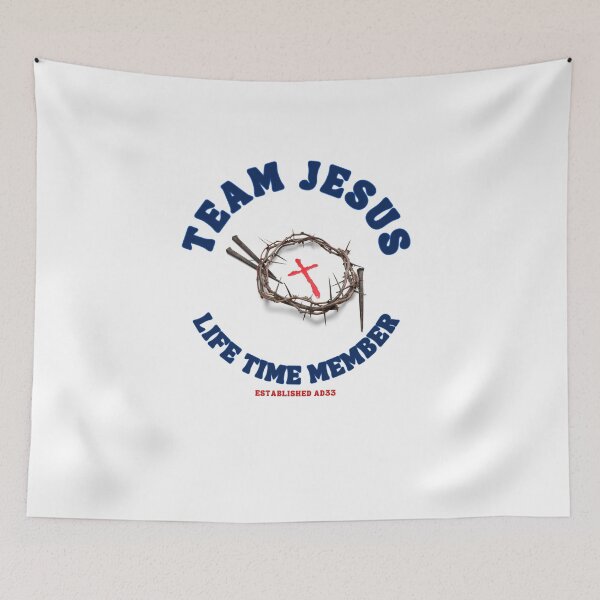 Item preview, Team Jesus, Lifetime Member designed and sold by Gagamu.