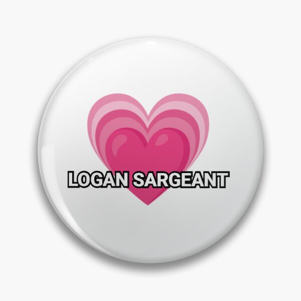 Item preview, Logan Sargeant pink heart designed and sold by TheGrandShopp.