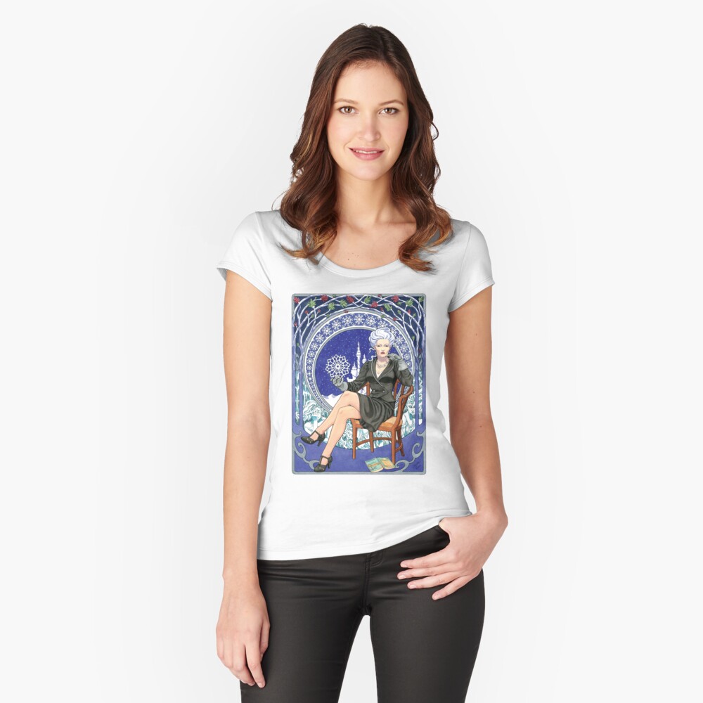 Item preview, Fitted Scoop T-Shirt designed and sold by CaryadArtwork.