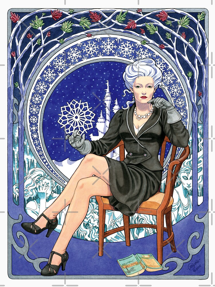 Thumbnail 7 of 7, Classic T-Shirt, Winter Queen Mab designed and sold by CaryadArtwork.