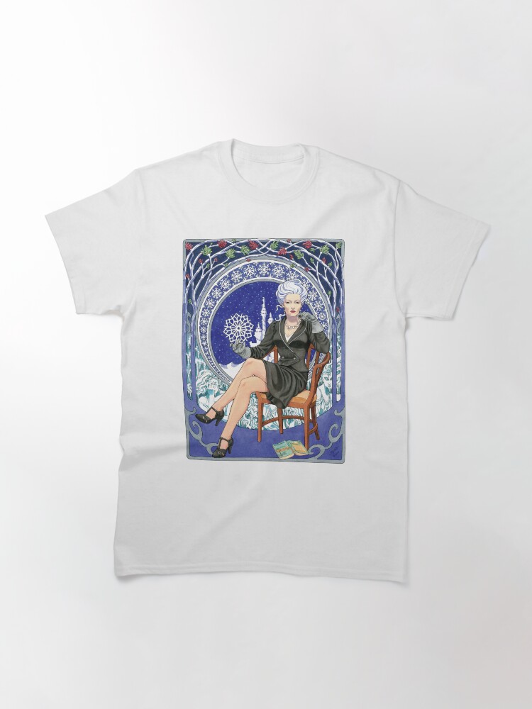 Thumbnail 3 of 7, Classic T-Shirt, Winter Queen Mab designed and sold by CaryadArtwork.
