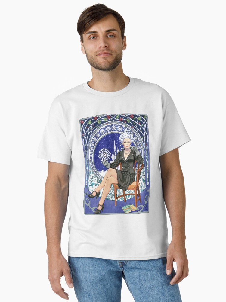 Thumbnail 1 of 7, Classic T-Shirt, Winter Queen Mab designed and sold by CaryadArtwork.