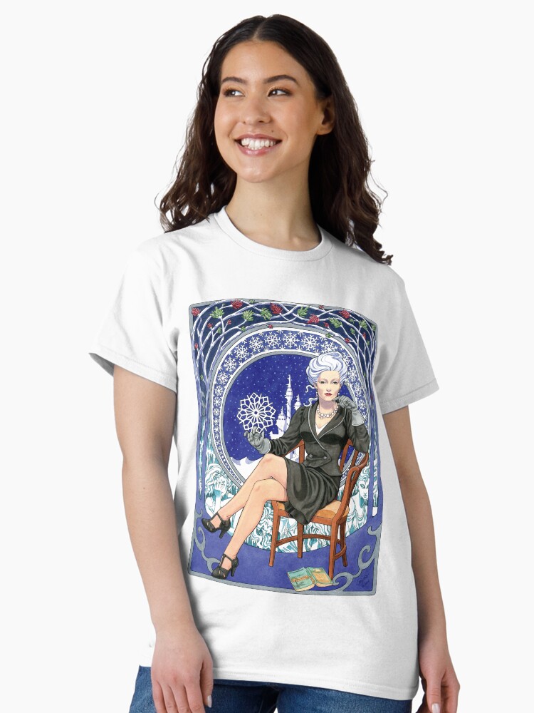 Thumbnail 2 of 7, Classic T-Shirt, Winter Queen Mab designed and sold by CaryadArtwork.
