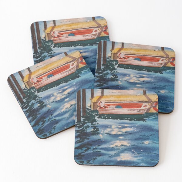 Item preview, SUN GLARE ON THE WATER - made of the original watercolor seascape artwork by Ira Gorky designed and sold by IraGorky.