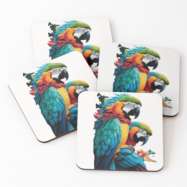 Item preview, macaw parrot bird design designed and sold by DunuStore.