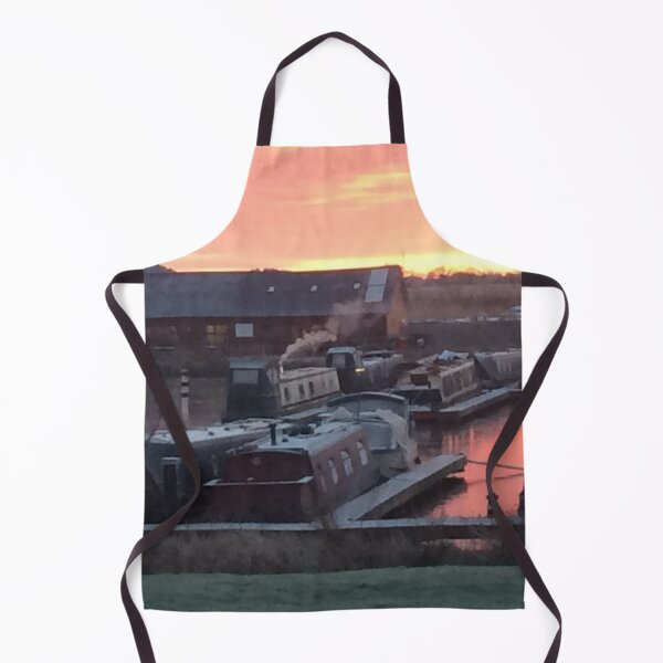 Item preview, Sunrise Narrowboat Marina designed and sold by Running-Duck.