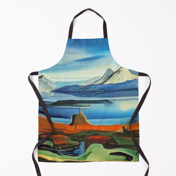 Item preview, Surreal mountain fjord designed and sold by George Hutton Hunter.