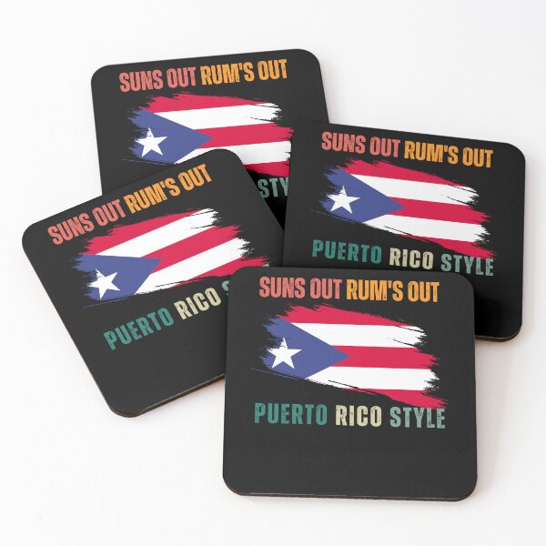 Item preview, Puerto Rico Flag Distressed, Suns Out, Rums Out, Puerto Rico Style designed and sold by Galactic-Panda.