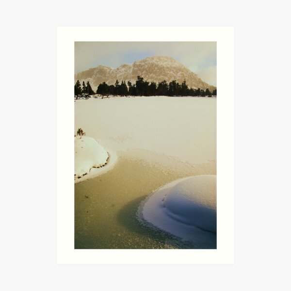 Winter at the Pool of Siloam Art Print