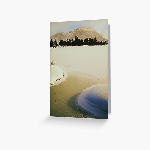Winter at the Pool of Siloam Greeting Card