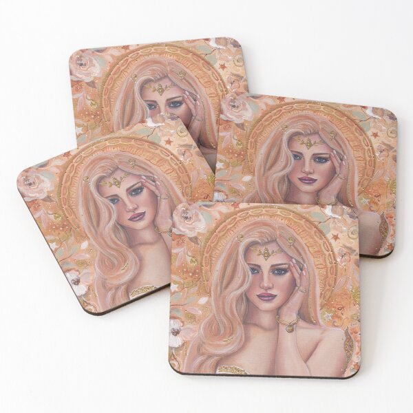 Item preview, Helen of Troy golden Greek mythology art by Renee Lavoie designed and sold by Renee Lavoie.