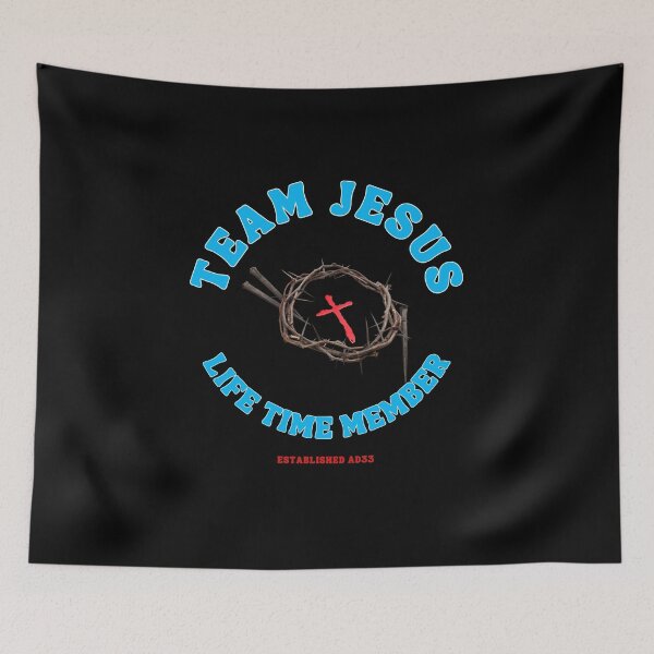 Item preview, Team Jesus, Lifetime Member designed and sold by Gagamu.
