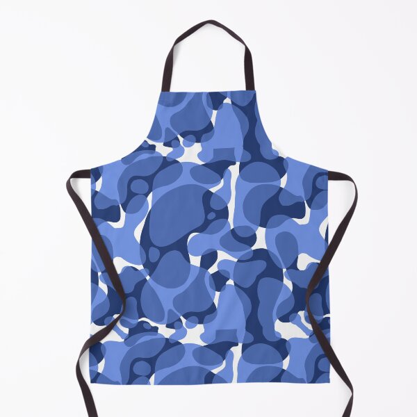 Aperçu de l'œuvre Blobs bleu profond créée et vendue par Bovinae Art.