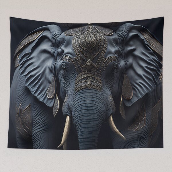 Item preview, Thai Elephant in Intricate Patterns designed and sold by Best-Art-32.