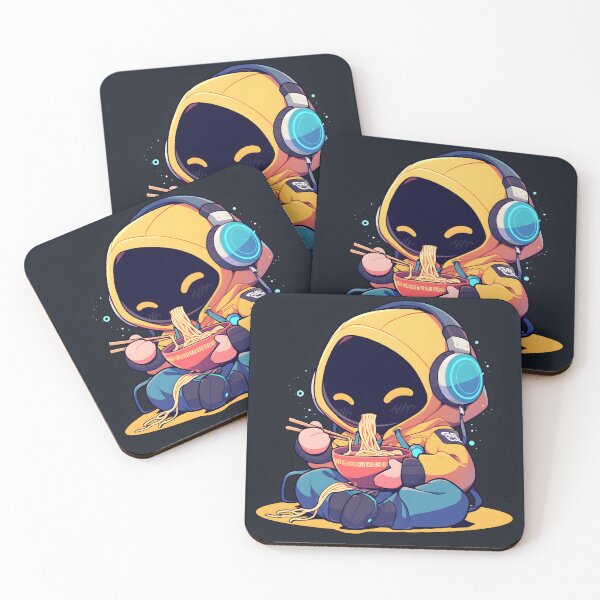Item preview, Cute Manga Boy Eating Noodles designed and sold by CoolMantras.