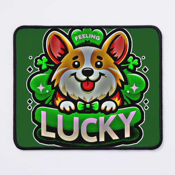 Item preview, Corgi feeling lucky designed and sold by ManikRaja.