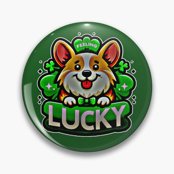 Item preview, Corgi feeling lucky designed and sold by ManikRaja.