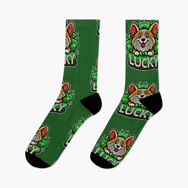 Item preview, Corgi feeling lucky designed and sold by ManikRaja.