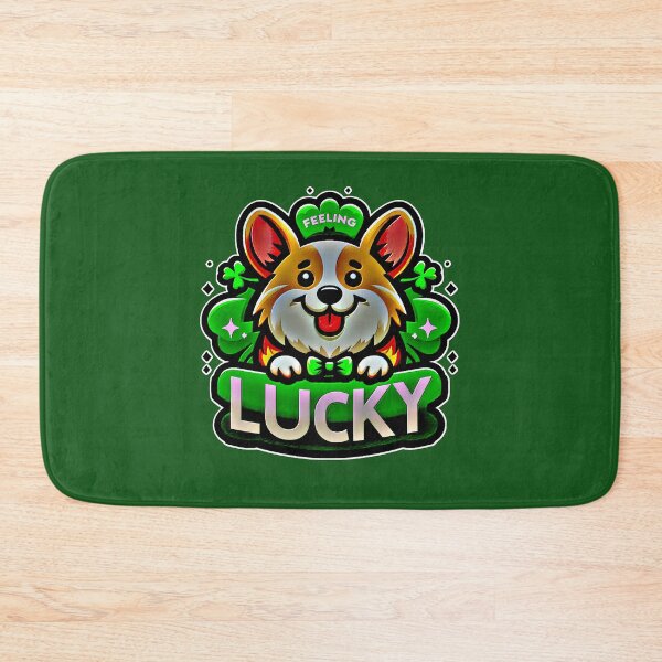 Item preview, Corgi feeling lucky designed and sold by ManikRaja.