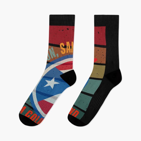 Item preview, Puerto Rico Flag Round Distressed, Sun, Sand And A Pina Colada In Hand designed and sold by Galactic-Panda.