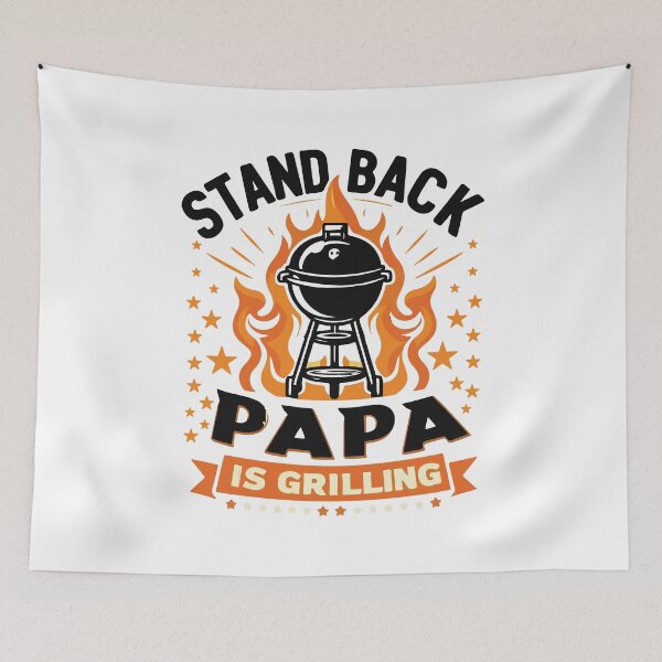Item preview, Stand Back Papa is grilling designed and sold by People Tee.