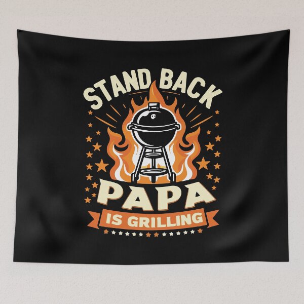 Item preview, Stand Back Papa is grilling designed and sold by People Tee.