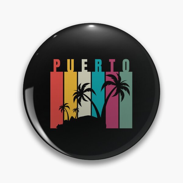 Item preview, Puerto Rico Palm Tree Silhouette, Beach Holiday designed and sold by Galactic-Panda.