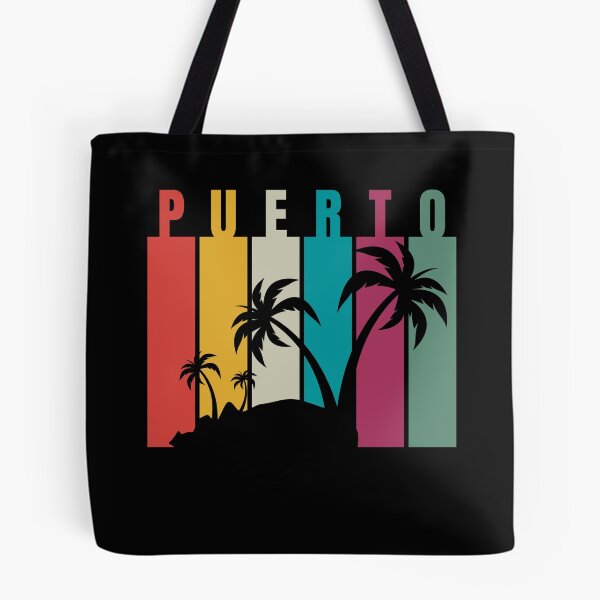 Item preview, Puerto Rico Palm Tree Silhouette, Beach Holiday designed and sold by Galactic-Panda.