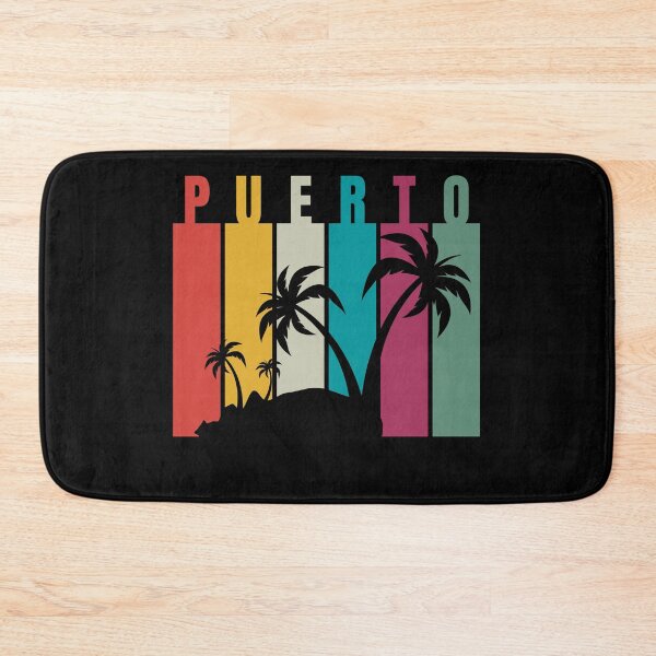 Item preview, Puerto Rico Palm Tree Silhouette, Beach Holiday designed and sold by Galactic-Panda.