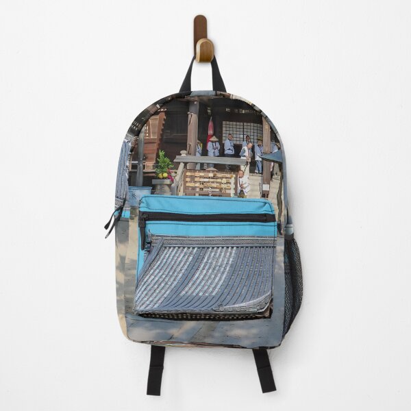 Item preview, Temple 86 - Tenno-ji - main hall and pilgrims designed and sold by Japaholic.