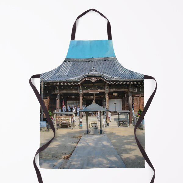Item preview, Temple 86 - Tenno-ji - main hall and pilgrims designed and sold by Japaholic.