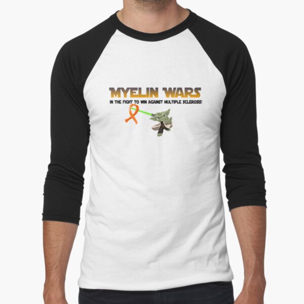 MS Myelin Wars Baseball ¾ Sleeve T-Shirt