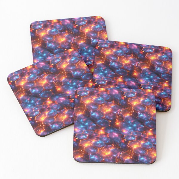 Item preview, Cosmic Hexagonal Energy Fields designed and sold by palmyst.