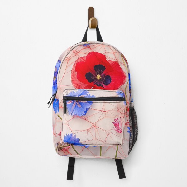 Item preview, Cornflowers Poppies designed and sold by FlowersColorful.