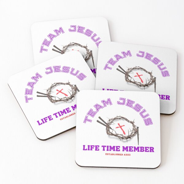 Item preview, Team Jesus, Lifetime Member designed and sold by Gagamu.