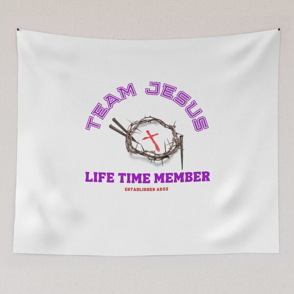 Item preview, Team Jesus, Lifetime Member designed and sold by Gagamu.