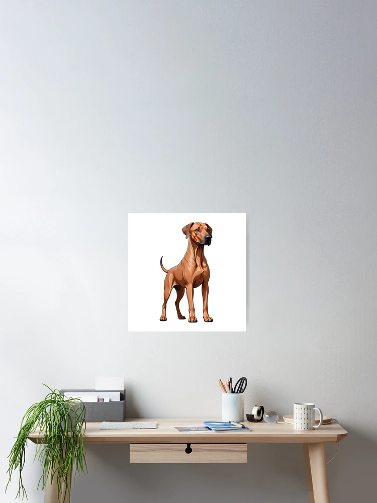 Thumbnail 2 of 3, Poster, Rhodesian Ridgeback designed and sold by Bilisik.
