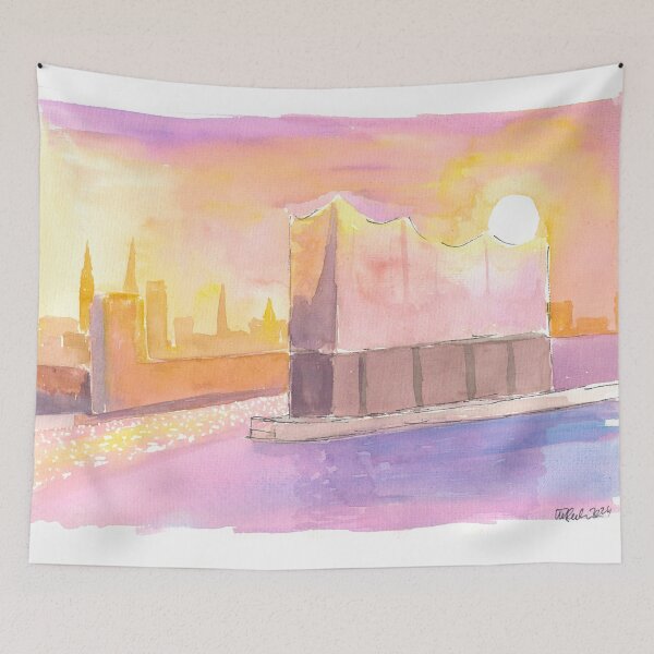 Item preview, Hamburg Harbour Speicherstadt in Mystic Sunlight designed and sold by artshop77.