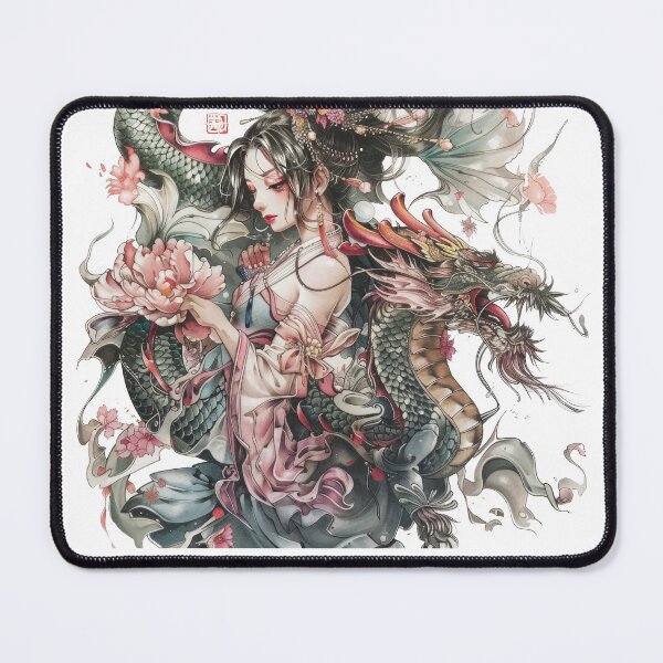 Item preview, Highly Detailed Japanese Tattoo Style Art designed and sold by Lucy Goosy Art.