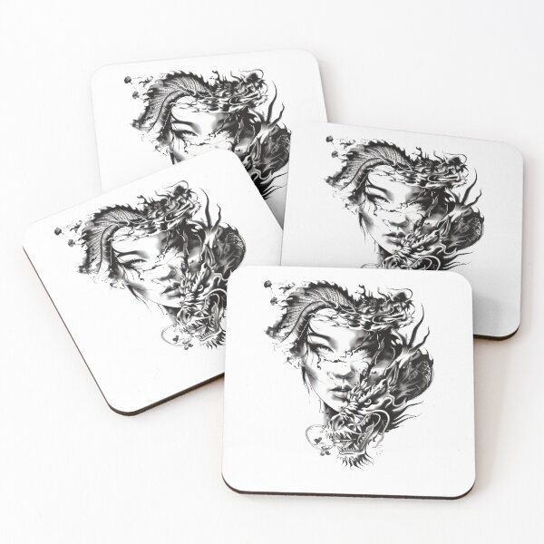 Item preview, Highly Detailed Japanese Tattoo Style Art designed and sold by Lucy Goosy Art.