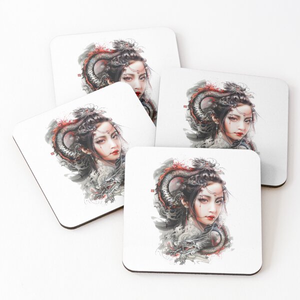 Item preview, Highly Detailed Japanese Tattoo Style Art designed and sold by Lucy Goosy Art.