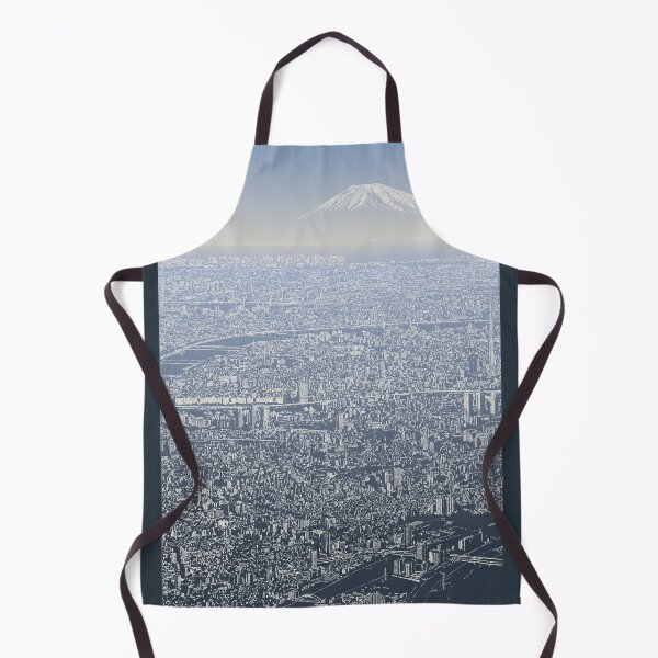 Item preview, Mount Fuji over Tokyo designed and sold by AardvarkAnarchy.