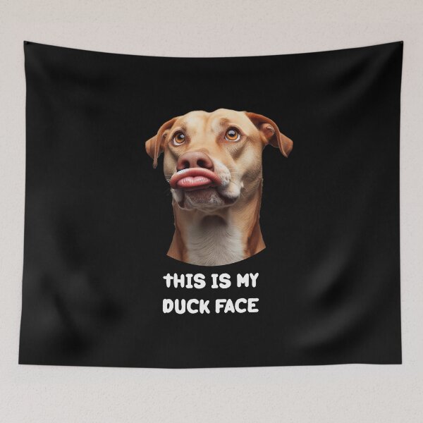 Item preview, Dog's Duck Face Delight designed and sold by HeadTurningArt.