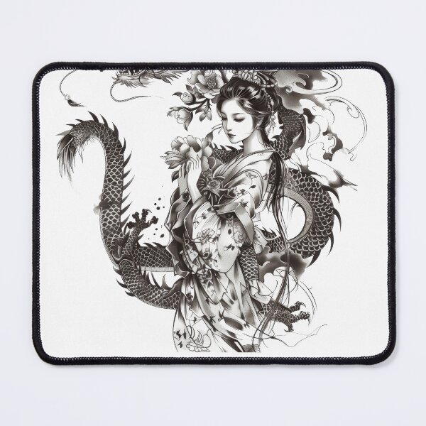 Item preview, Highly Detailed Japanese Tattoo Style Art designed and sold by Lucy Goosy Art.