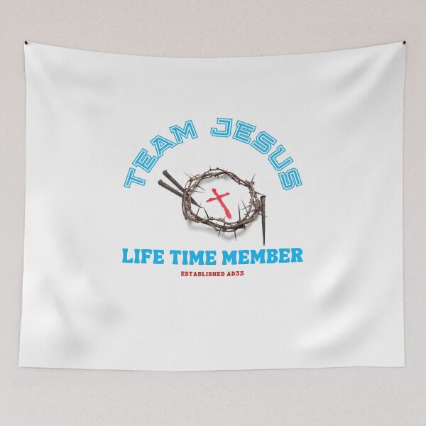 Item preview, Team Jesus, Lifetime Member designed and sold by Gagamu.